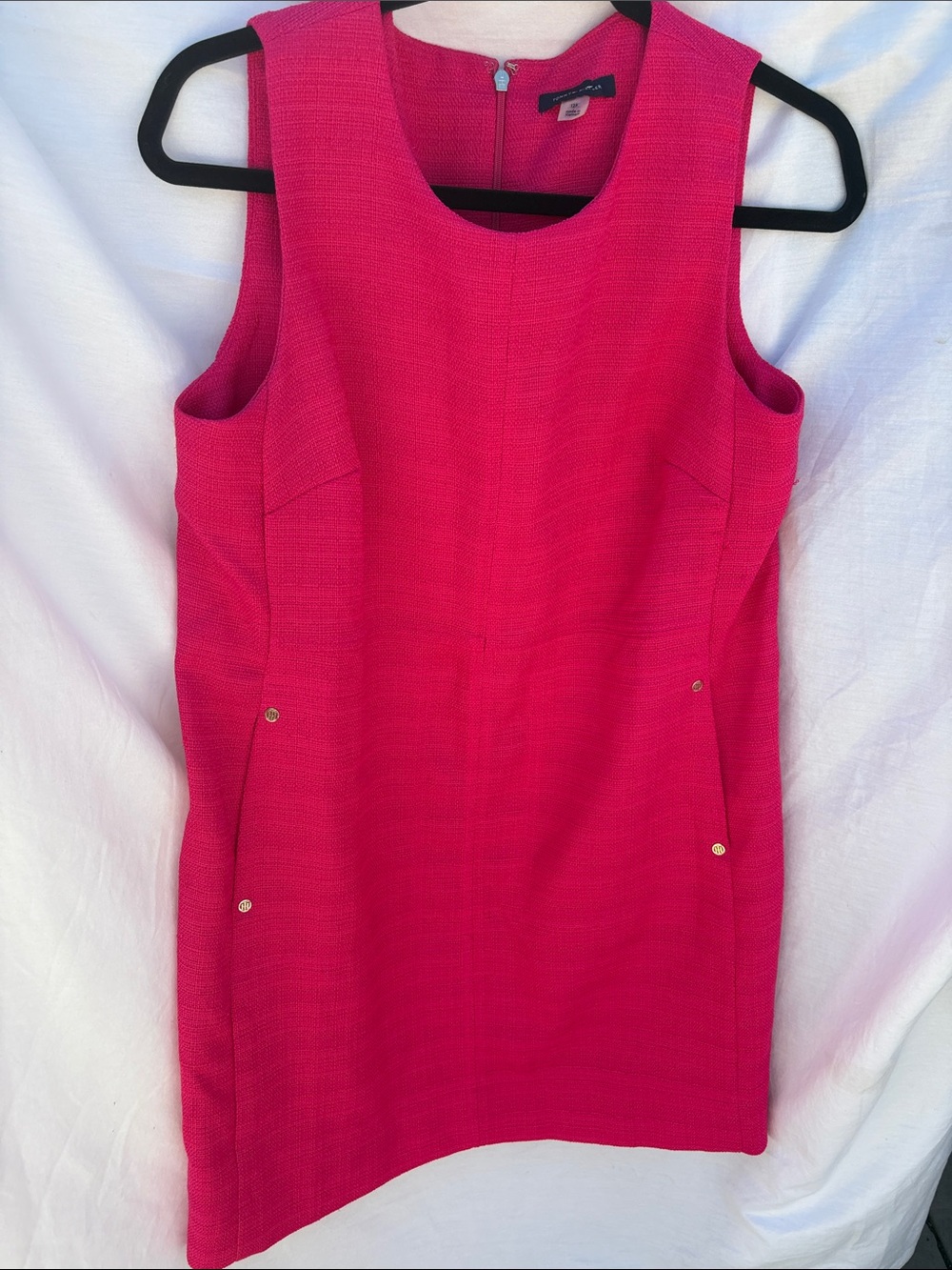 TommyHilfiger Sleeveless Fuchsia Shift Dress - Unknown Brand